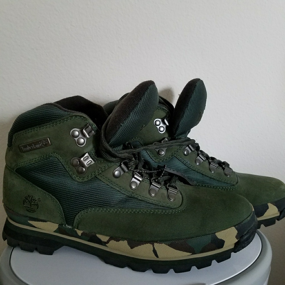Army Green Timberland Boots